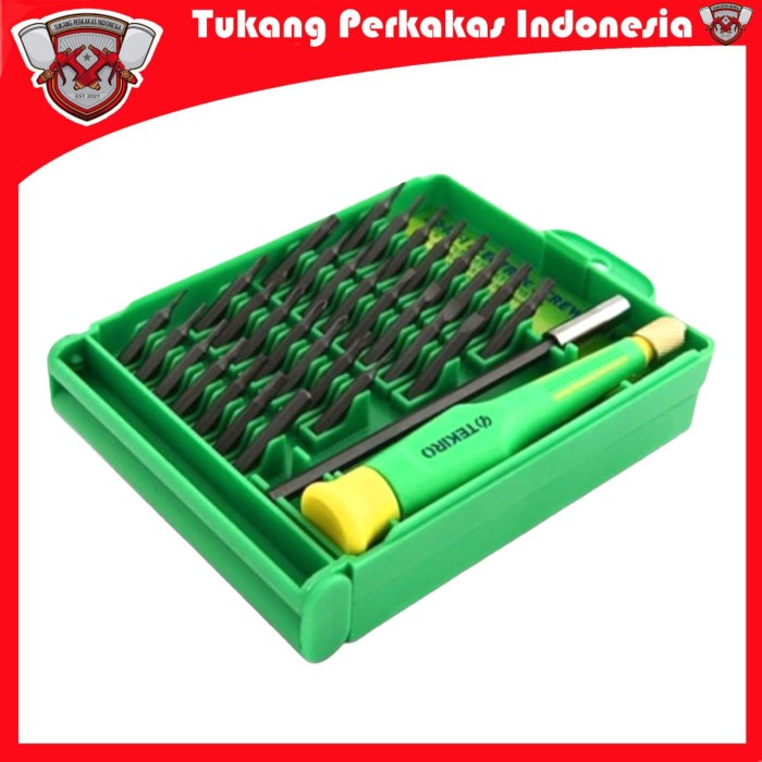 Tekiro Obeng Set Presisi 30Pcs Obeng Hp