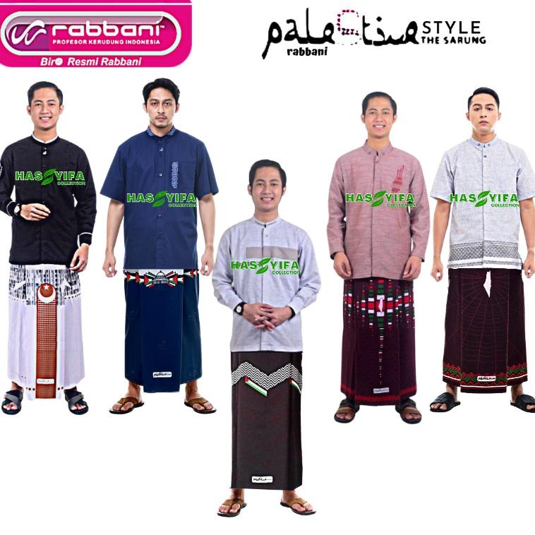 Sarung Pria Rabbani Palestine Motif Dukhan 3 A100 / Flap 4 A112 / Flap 3 A310 / Greep 2 A731 / Jaura