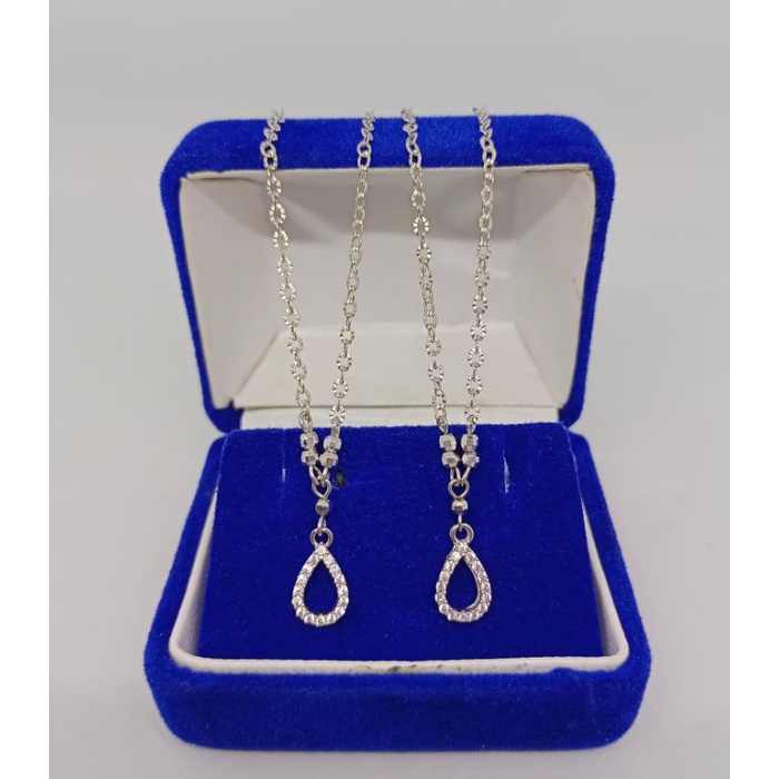 kalung koye anak rantai nori ukir gantungan tears mp/perak asli silver 925 lapis emas/perhiasan anak fashion terbaru