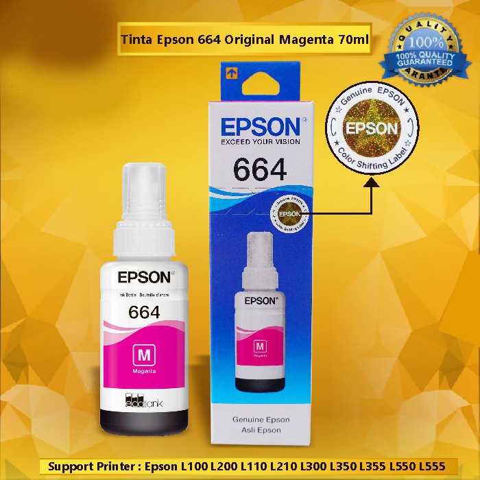 Trend-Tinta Epson 664 Original 70ml Refill Printer / Tinta Epson