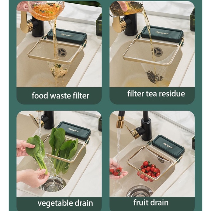 【COD】Sink Filter Rack Rak Sink Filter Wastafel Lipat Jaring Filter 100PCS Wastafel Dapur Saringan