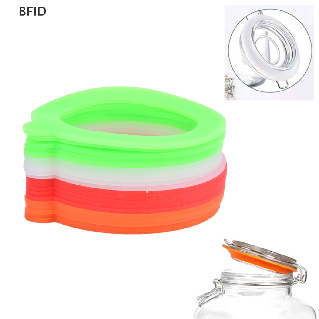 [BFID] 5pcs Gasket Toples Silikon Food Storege Jars Pengganti Kedap Udara Anti Bocor [ID]