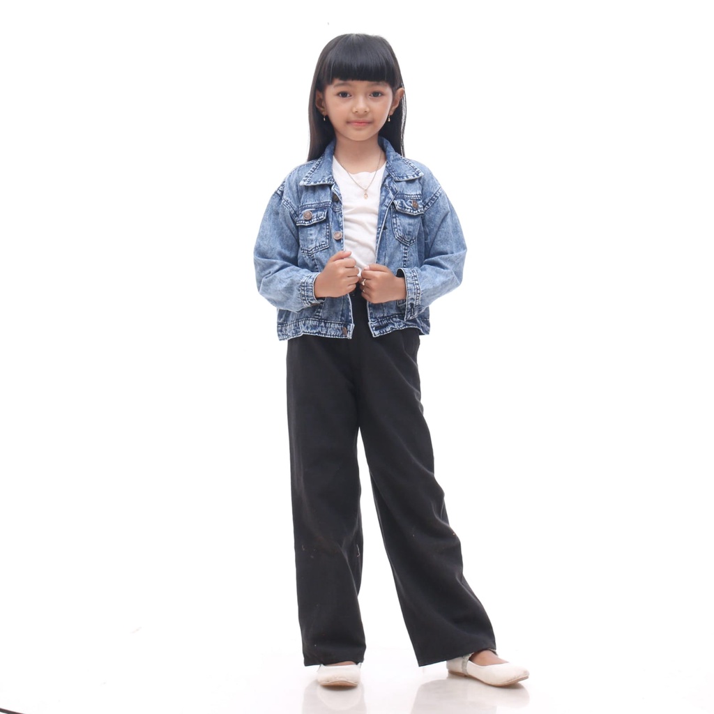 Jaket jeans anak korean style usia 3-8 tahun