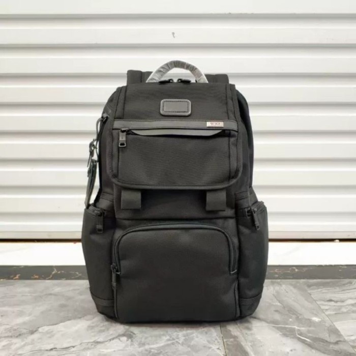 Ransel Tumi Alpha Flap Backpack Import Quality - Hitam LX_Store