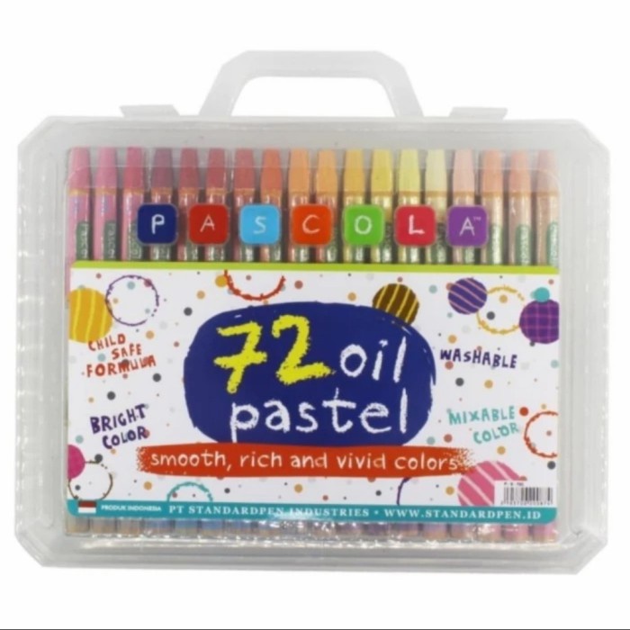 

Pastel Crayon Pascola 72 Warna