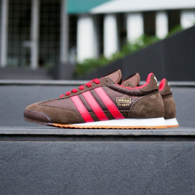 ADIDAS DRAGON BROWN RED ORIGINAL SNEAKERS PRIA