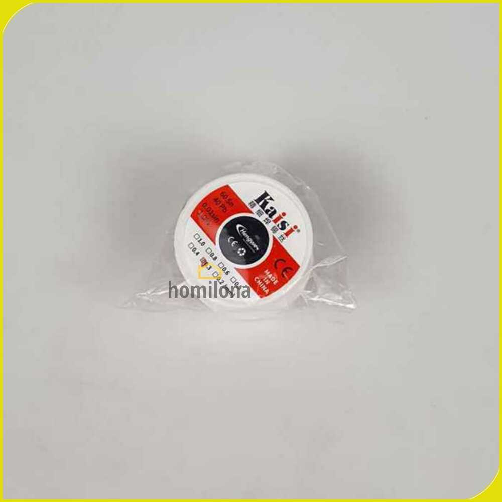 Kaisi Kawat Timah Solder Tin Lead Sn60/Pb40 0.3mm 50gr