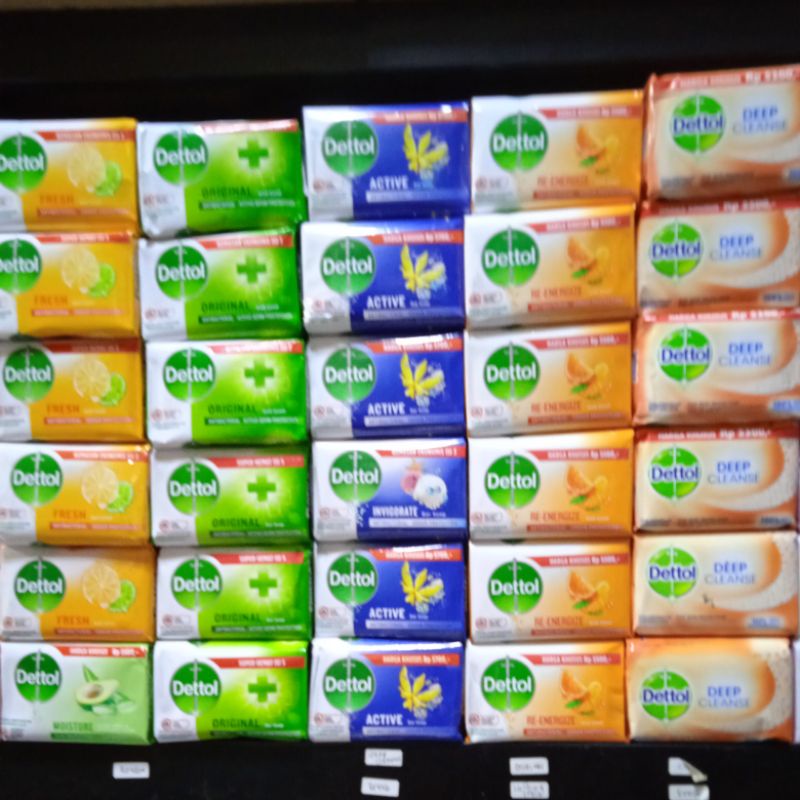 DETTOL SABUN BATANG 105/100 GR X 5 pcs