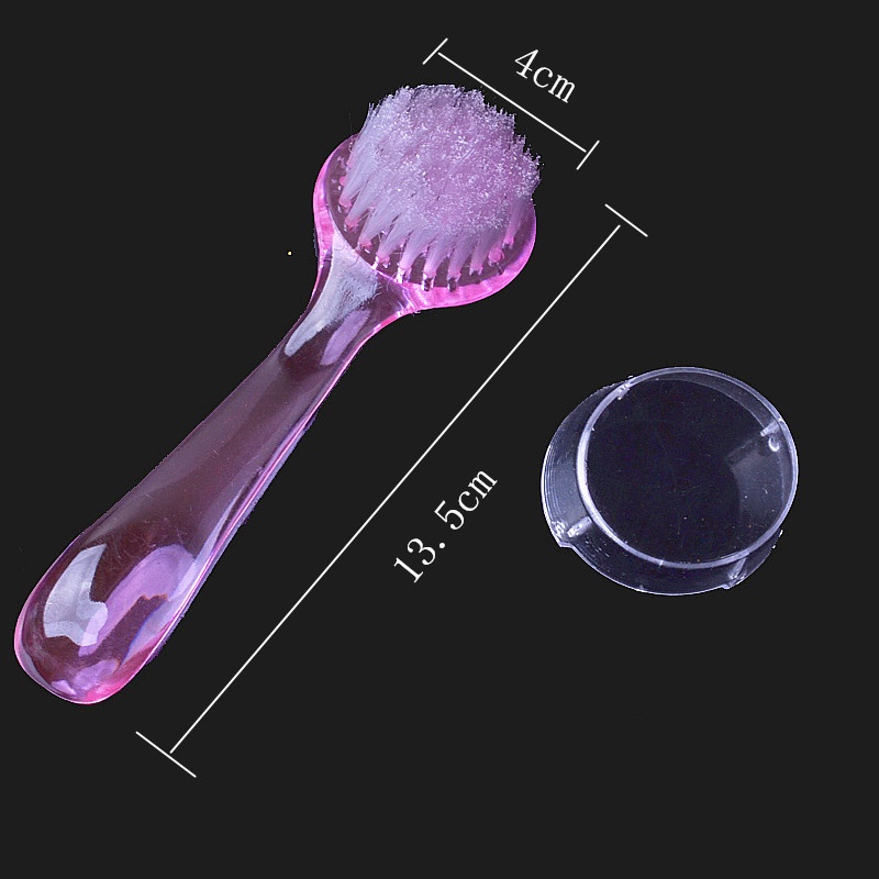 Sikat kuku mini nail brush untuk manicure pedicure pembersih debu kuku kikir nails buffer/Nail Brush/Sikat Kuku/Pembersih Kutek/Remover Kutek