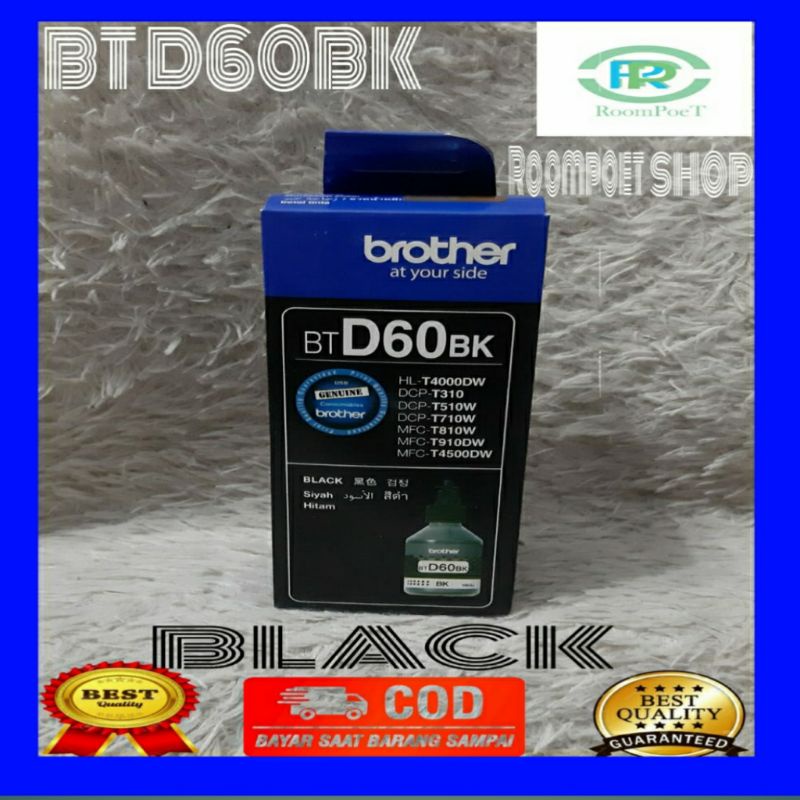 Tinta Brother BTD 60 BK Original Untuk DCP-T310
