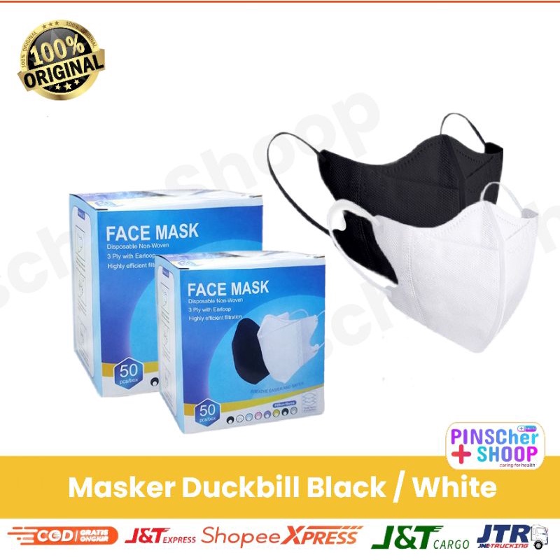 MASKER DUCKBILL ISI 50 ONECARE MK FACEMACK DUCKBIL ISI 50 PCS PREMIUM PER BOX