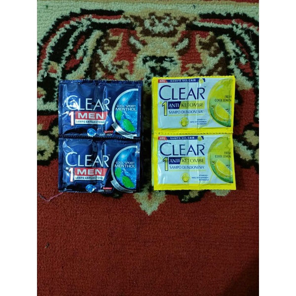 Clear Shampo 9ml x 12 Sachet