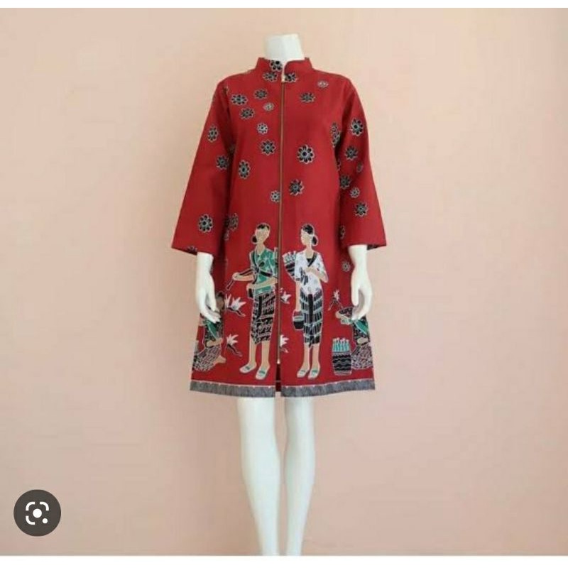 Dress batik mbok jamu