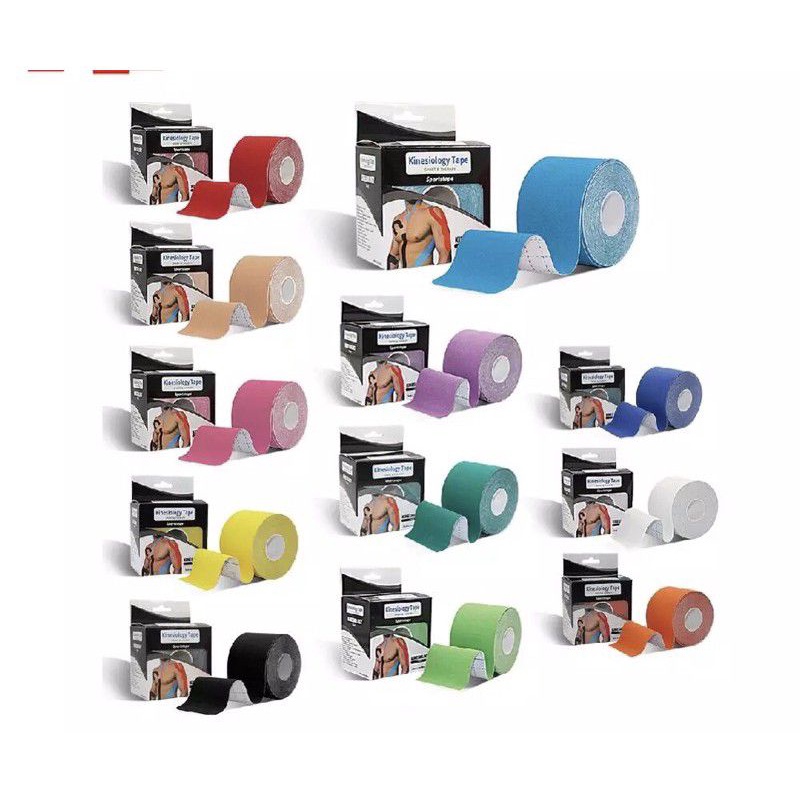 100% ORIGINAL Kinesio Tape / Tepping / Kinesiology / Tape 5CM X 5M Termurah