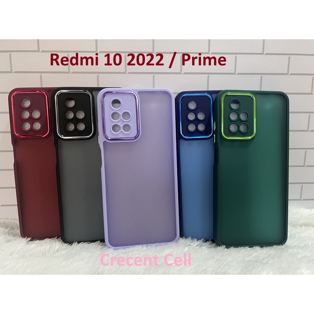 Hard Case Frosted Semi Transparant Silikon Redmi A1 / Redmi A2 Redmi 12C Redmi 10 Redmi 10C / Poco C40 Redmi 10A / Redmi 9C Poco M3 Pro / Redmi Note 10 5G Poco M4 Pro Poco X3 NFC / Poco X3 Pro Poco X3 GT Full Frame Camera Protect