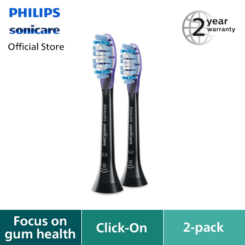 Philips Sonicare Brush Head Premium Gum 2x Blk HX9052/96 Kepala Sikat