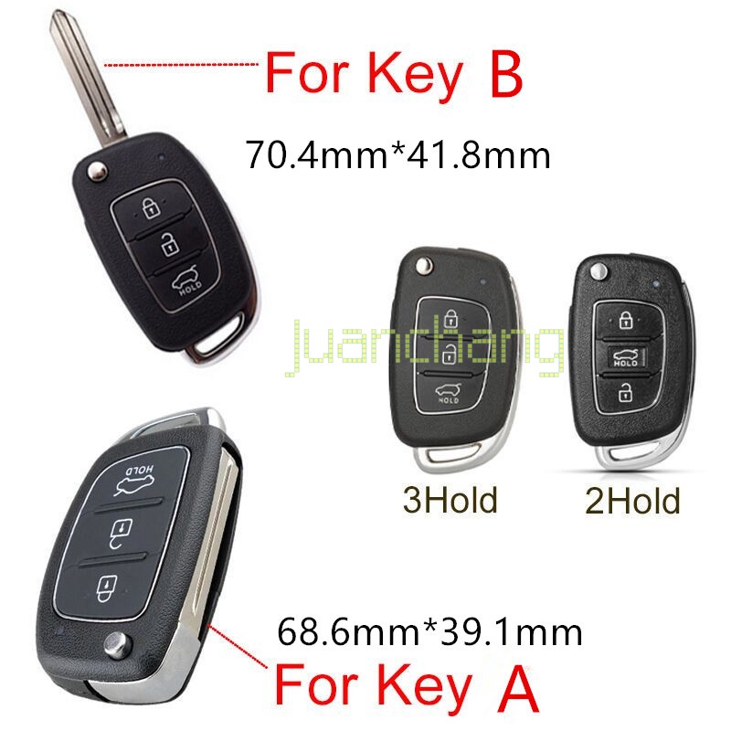 Lembut TPU Mobil Flip Key Case Cover Keychain Untuk Hyundai i10 i20 ix25 i30 ix35 IX45 Solaris Verna Elantra Solaris Sonata Santa Fe Sport Tucson Key Shell Protector