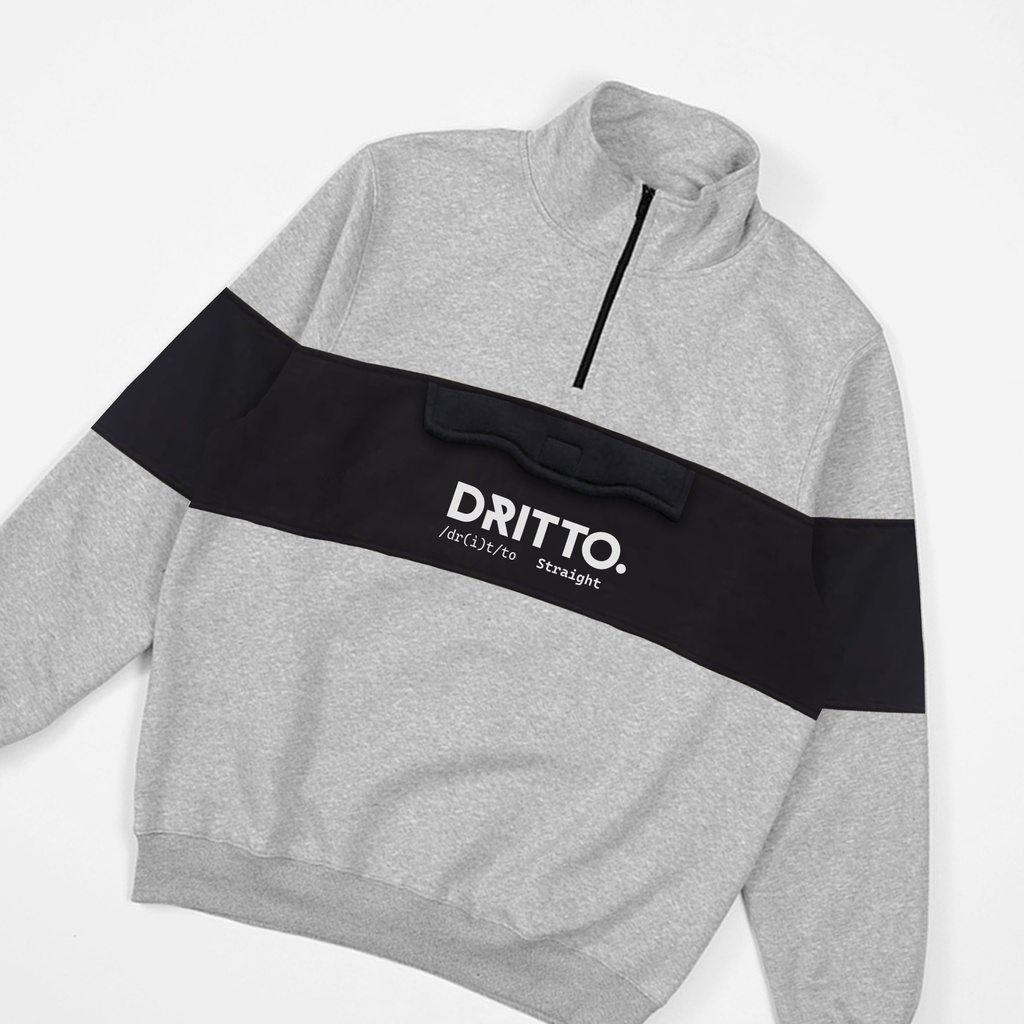 Dritto Halfzip - Sweatshirt Rugby &quot;Validation&quot; - Abu Misty