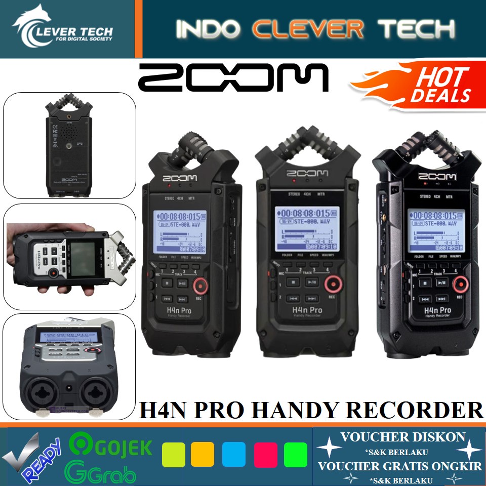 Zoom H4n Pro 4-Channel Handy Recorder