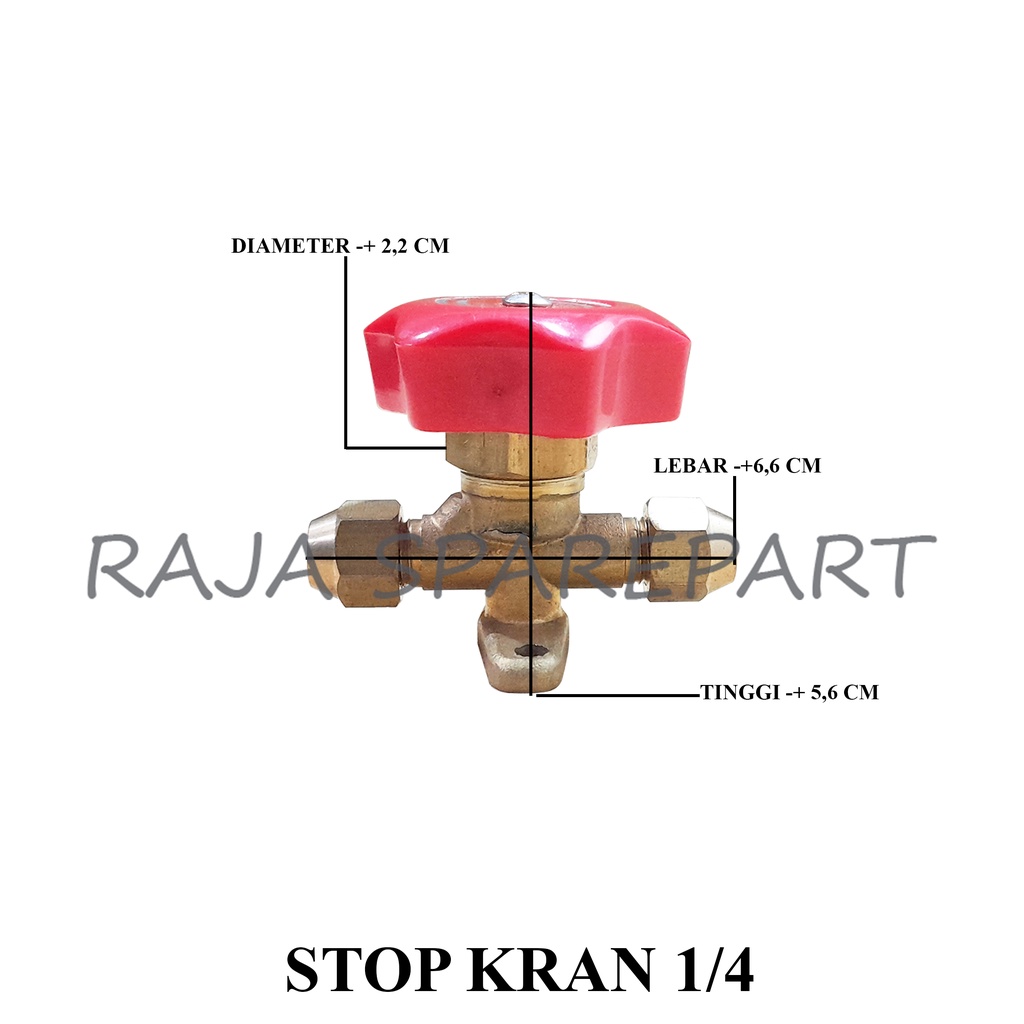 VALVE STOP KRAN/KRAN/GLOBE VALVE/ STOP KRAN 1/4