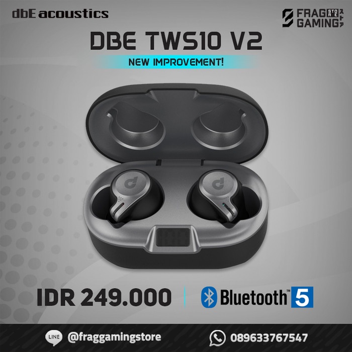 DBE TWS10 / TWS 10 HIGH FIDELITY TRUE WIRELESS EARPHONE