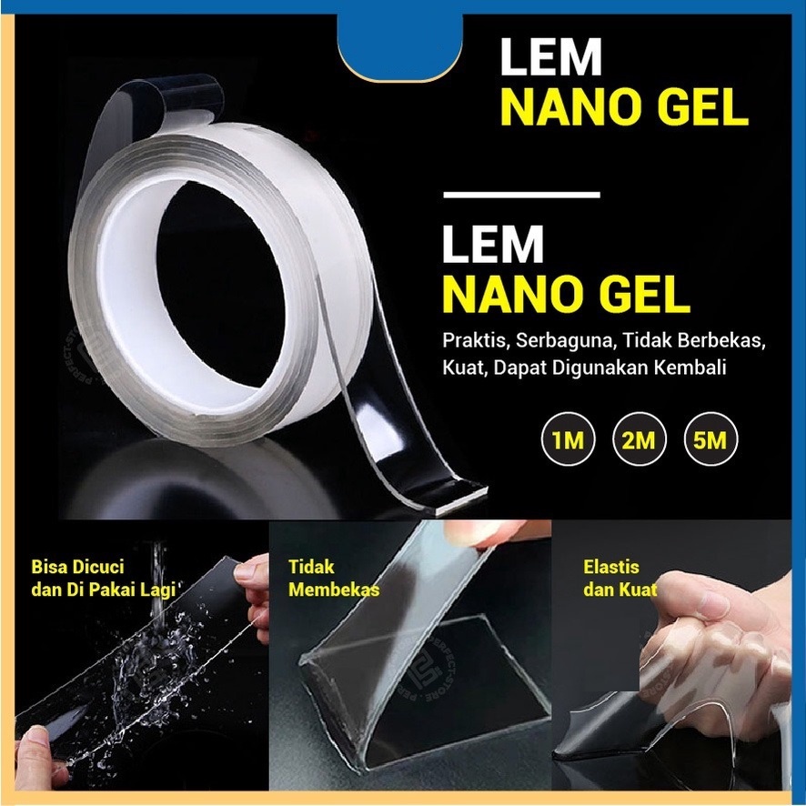 

Nano Double Tape /Nano Tape/Selotip Isolasi Bening