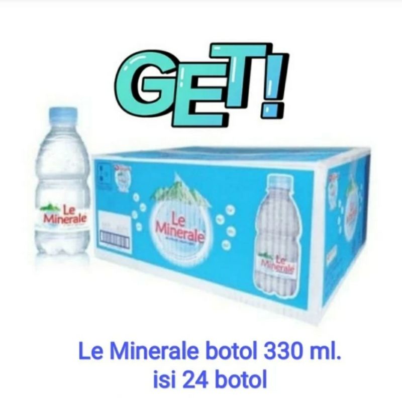 

le minerale mineral 330 ml | air kemasan