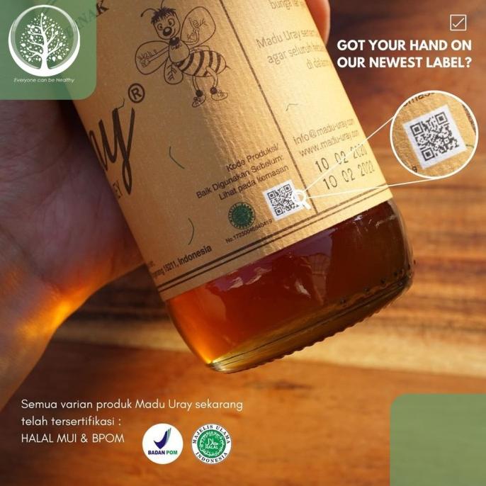 

Paket Madu Uray 640Ml Natural Honey / Madu Lebah Hutan Magnabunbul