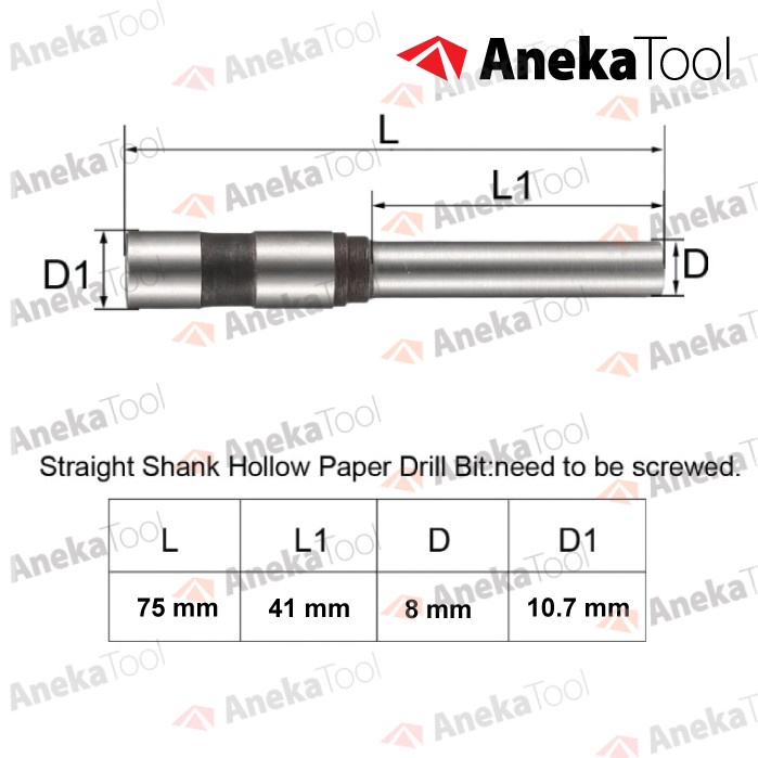 

Mew Mata Bor Kertas Uchida Uk. 7.0 / 8.0 Mm