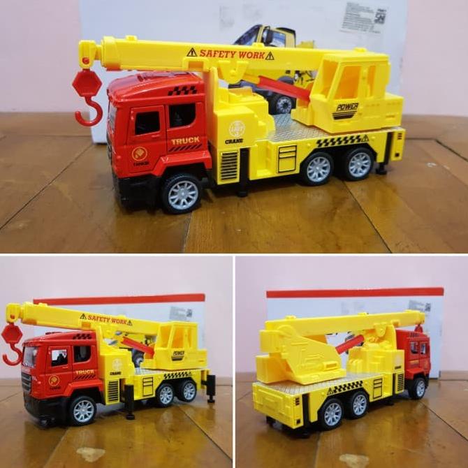Diecast Mobil Truck Crane - Diecast Mobil Alat Kontruksi ---MURAH---