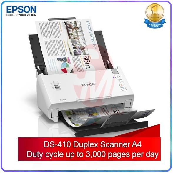 Scanner Epson DS-410 Epson DS410 Scan upto A3 Stitch-Garansi Resmi