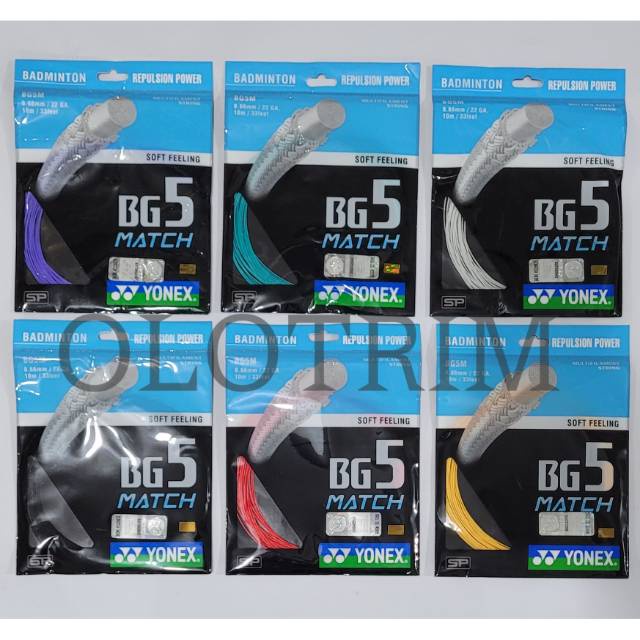 Senar Badminton Yonex BG 5 BG5 MATCH Original