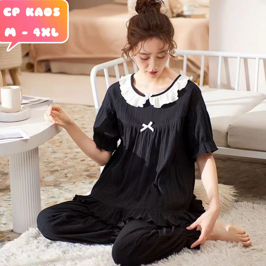 KAWAI BAJU TIDUR SE TELAN PIYAMA CP KAOS SIZE M - 4XL IMPORT