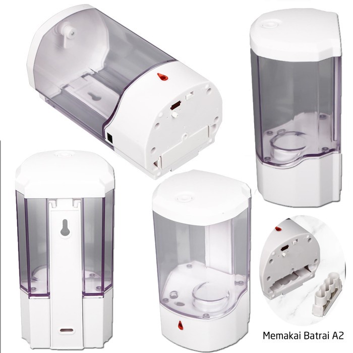 (SerbaSerbi)Dispenser Tempat sabun cair Dan Shampo Otomatis / Soap Dispenser Sensor E800 Ml Terlaris