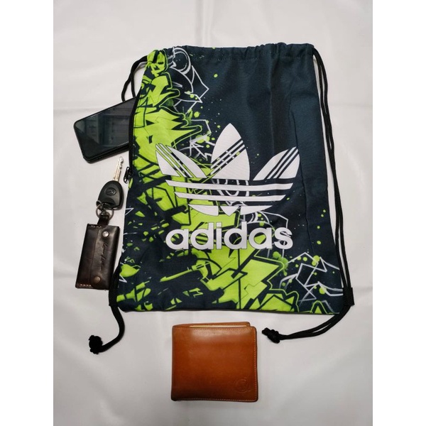 Tas Serut Futsal Sepak Bola Gymsack Stringbag Tas Adidas Gymsack Tas Serut Adidas Tas Olah Raga