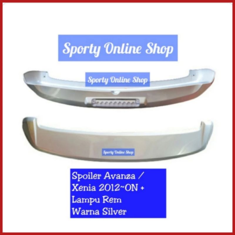 Spoiler Sayap Mobil Avanza Xenia 2012-2020 + Lampu Rem