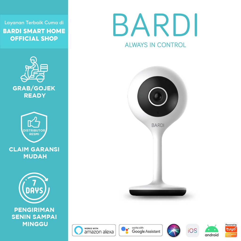 Foto BARDI Smart IP Camera Indoor 1080HD CCTV Wifi IoT HomeAutomation + Micro SD