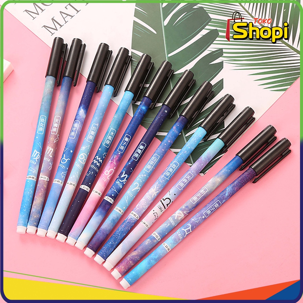 

Pulpen Gel Motif Zodiak Pena Bintang Kantor Sekolah Heroscope 965