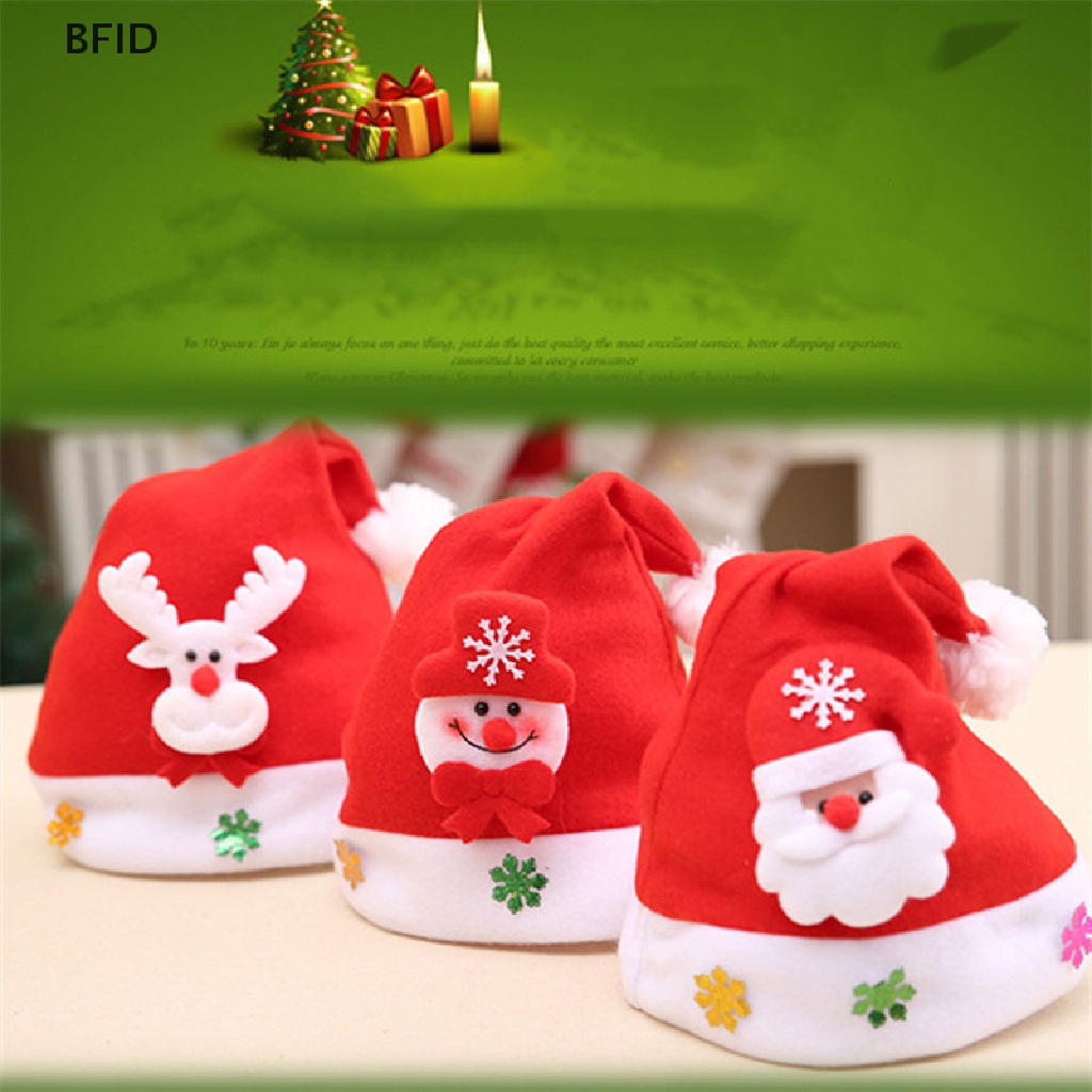 [BFID] Topi Natal LED 2022baru Kupluk Tahun Baru Rajut Menyala Hangat Christmas [ID]