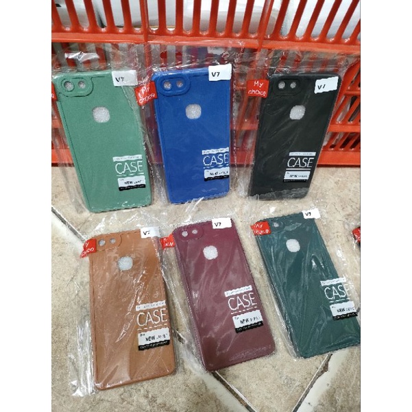 Softcase Vivo V7 Silikon Casing Case Macaron Pelindung Pro Camera