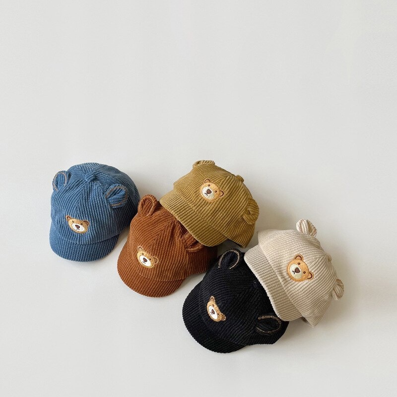 Topi baseball anak unisex lucu motif SMALL EAR / topi bayi ala korea import usia 6 bulan - 3 tahun