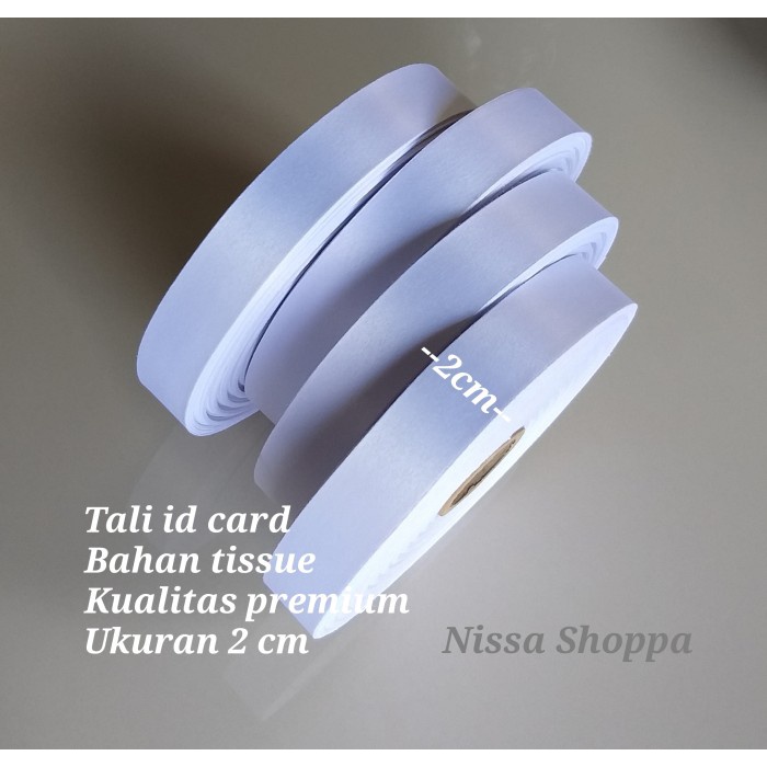 

DISKON Tali I'd card bahan tisue tali name taq tisue tali card holder tisue