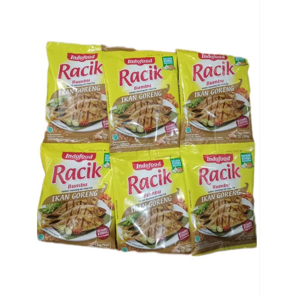 

Racik bumbu ikan goreng 20gr sachet