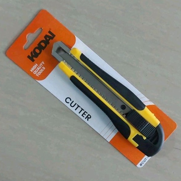 

KODAI Pisau Cutter Besar Gagang Karet Auto Lock kater cuter knife