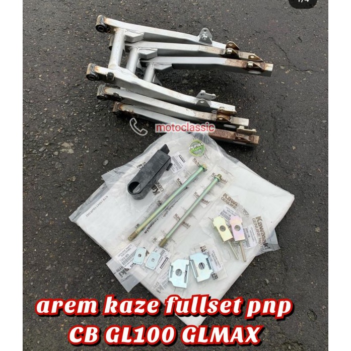 swing arem arm kaze pnp cb gl100 glmax / arm kaze fullset original pnp gl100 cb gl max