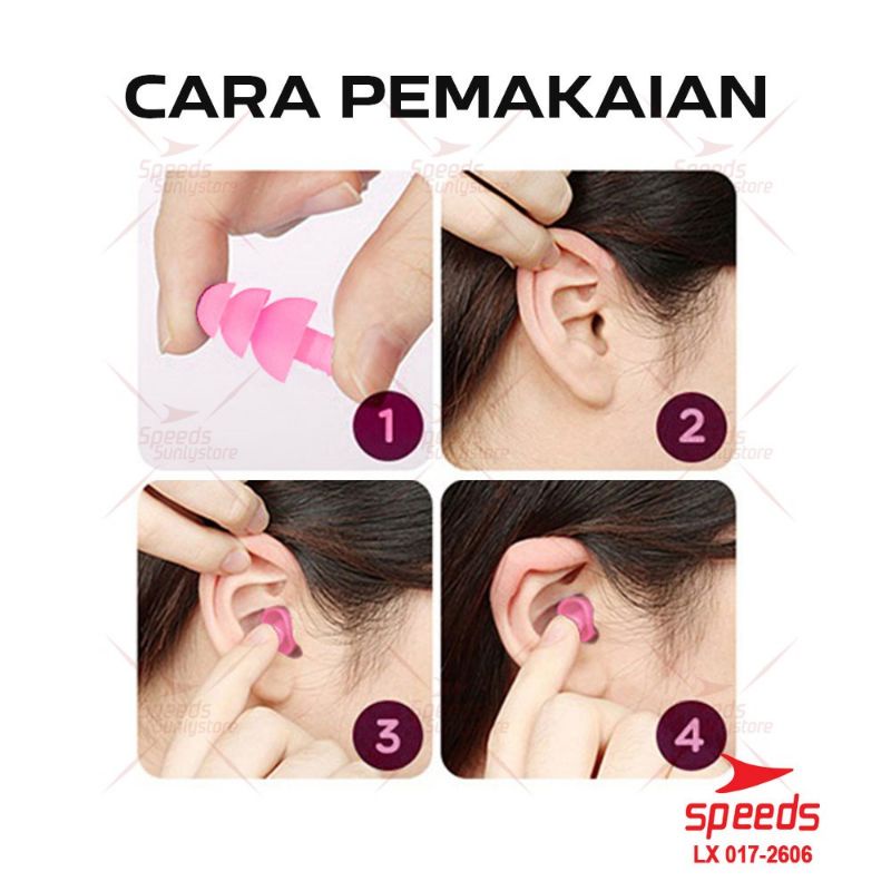 PENUTUP TELINGA EAR PLUG RENANG ANTI AIR 00NT(WFI)