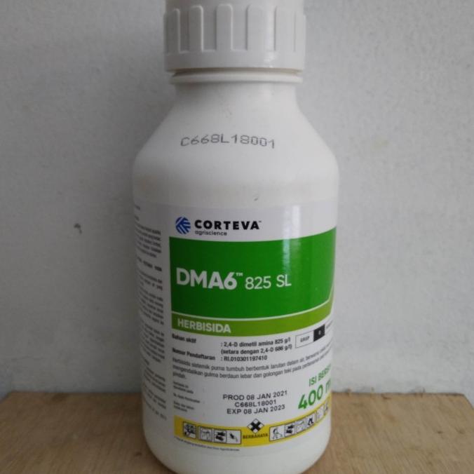 DMA6 825 SL Herbisida Sistemik Gulma Daun Lebar dan Teki 400 ml DMA 6