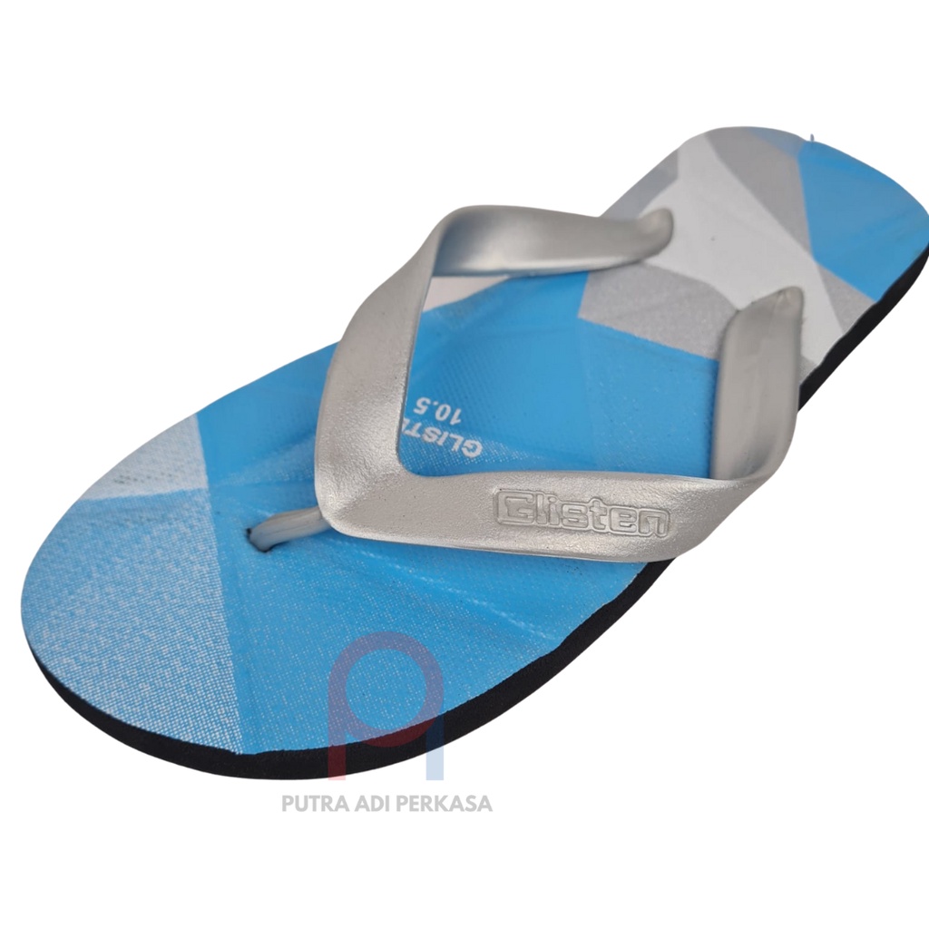 Sandal Jepit Motif Warna dan Tekstur Premium Glisten Wall