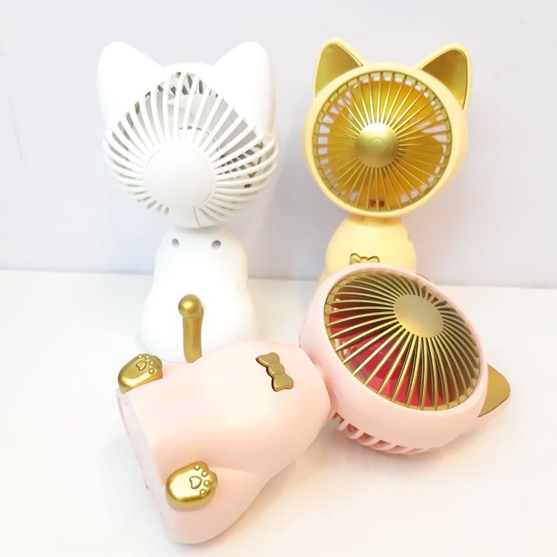 Kipas Angin Mini Kucing Led