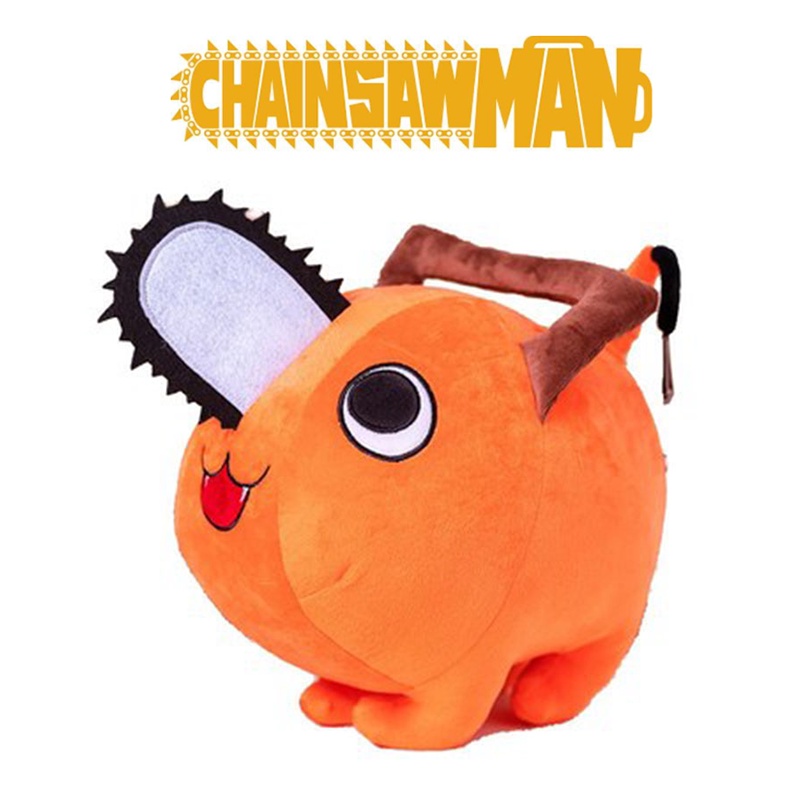 62cm/40cm/25cm Karakter Kartun Pochita Chainsaw Man Pochita Mainan Mewah Boneka Boneka Lempar Bantal Ulang Tahun Anak Hadiah Xmas